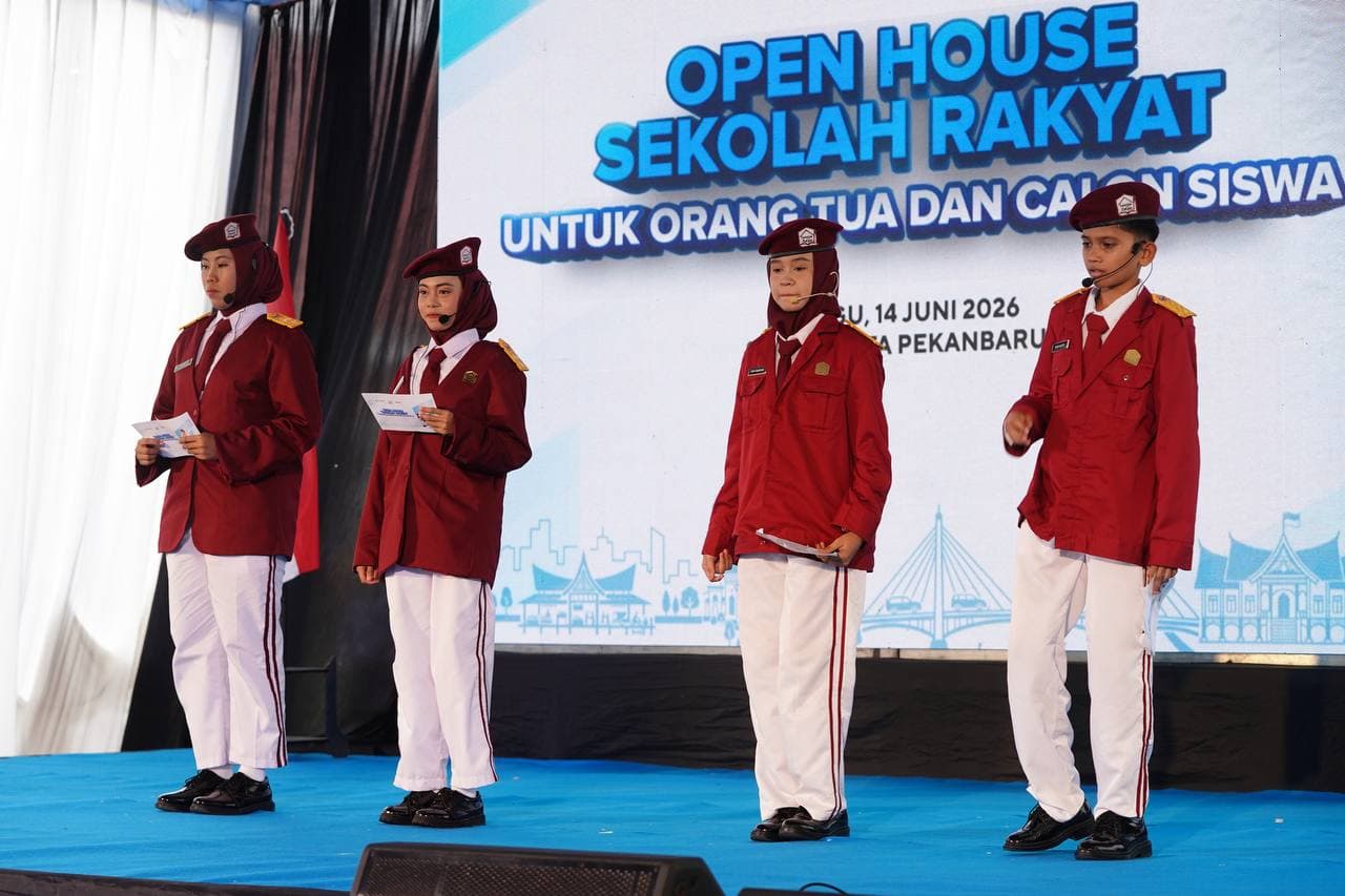 Kuota Sekolah Rakyat di Riau Melonjak Tiga Kali Lipat, Pemprov Targetkan Tampung 420 Siswa Kurang Mampu