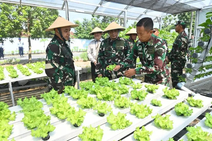 Pangkodau II Tinjau Pengembangan Ketahanan Pangan dan Edu Park di Lanud Adi Soemarmo
