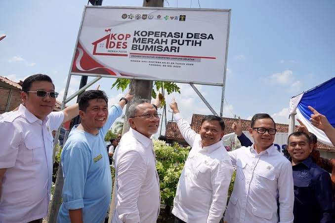 Koperasi Merah Putih Lampung Selatan Sebagai Percontohan Ekonomi Kerakyatan