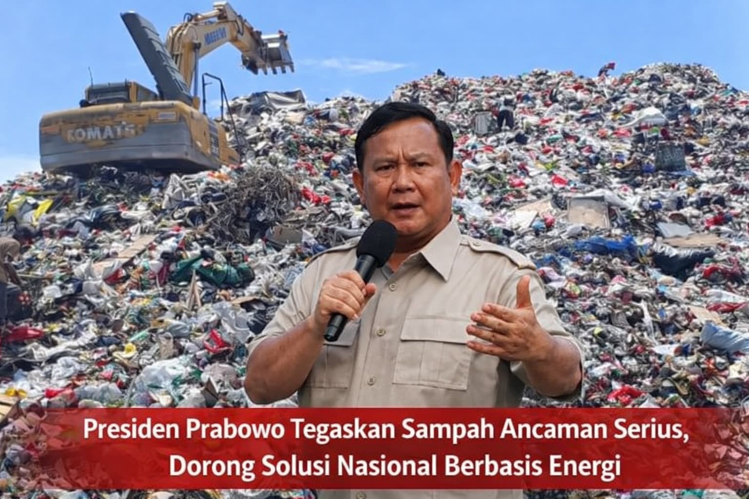 Presiden Prabowo Tegaskan Sampah Ancaman Serius, Dorong Solusi Nasional Berbasis Energi