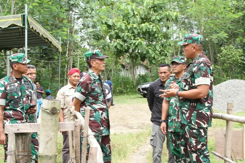 TNI Bangun Jembatan Perintis Garuda di Blitar, Wujud Nyata Kemanunggalan TNI dan Rakyat