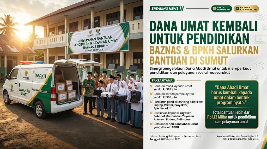 Sinergi Dana Umat Menguatkan Pendidikan dan Pelayanan Sosial untuk Masa Depan Generasi di Padang Sidimpuan