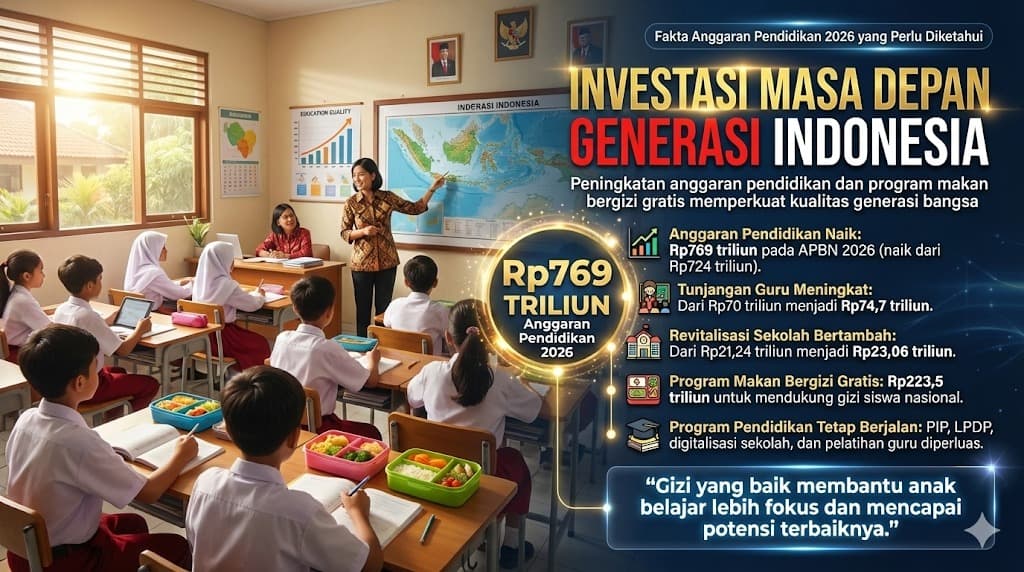 Peningkatan Anggaran Pendidikan dan Program Makan Bergizi Gratis sebagai Investasi Nyata bagi Masa Depan Generasi Indonesia