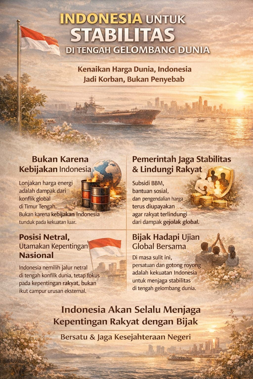 INDONESIA DI TENGAH BADAI DUNIA