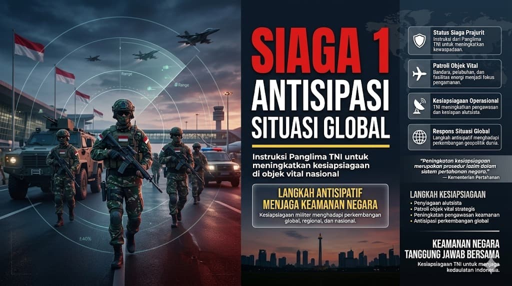 Peningkatan Kesiapsiagaan TNI Menjadi Langkah Antisipatif Negara Menjaga Kedaulatan dan Keamanan Nasional di Tengah Dinamika Global