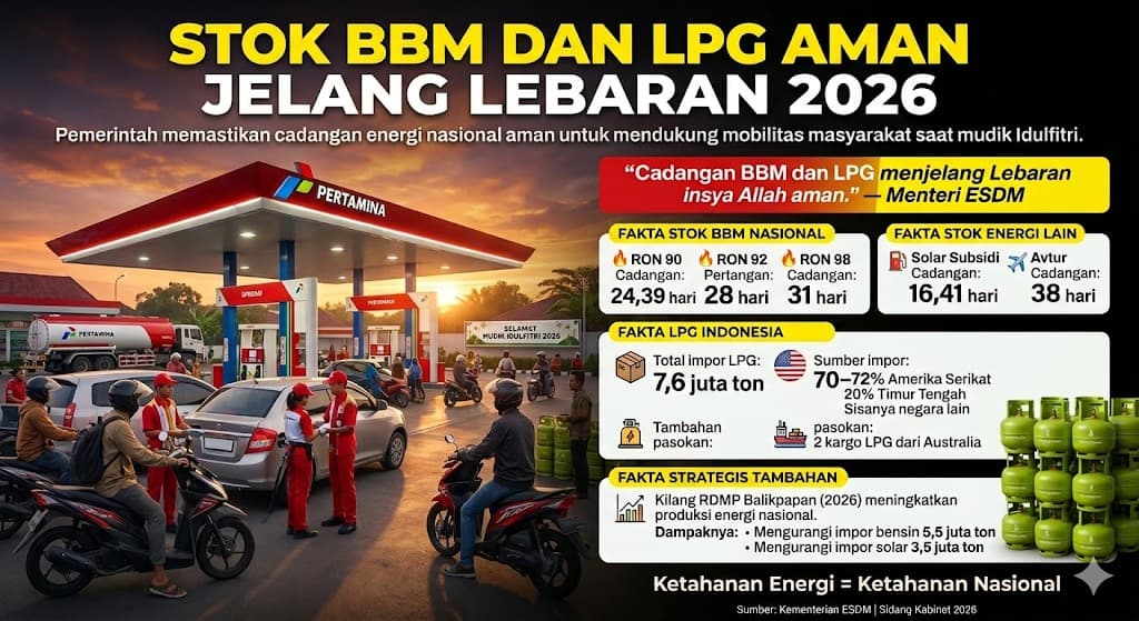 Jaminan Stok Energi Menjelang Lebaran Menjadi Ujian Ketahanan Energi Nasional Indonesia