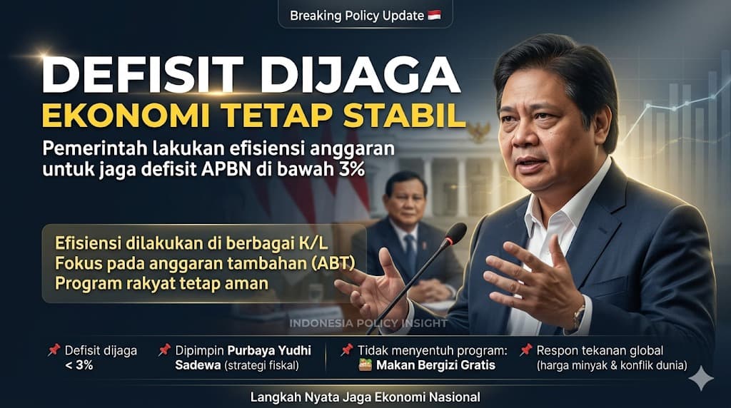Langkah Efisiensi Anggaran Negara Demi Stabilitas Ekonomi dan Kesejahteraan Rakyat Indonesia