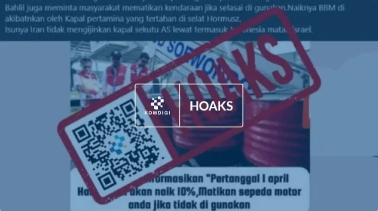 Hoaks Kenaikan BBM 10 Persen Beredar, Pemerintah Tegaskan Tak Ada Kebijakan Baru