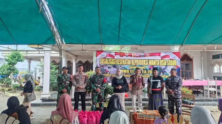 TMMD ke-128 Kodim Bangkalan Gelar Baksos Kesehatan, Warga Antusias Ikuti Layanan KB hingga Sunatan Massal