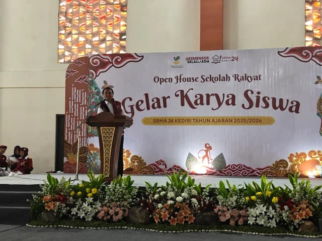 Sekolah Rakyat Kediri Tampilkan Prestasi dan Karya Siswa, Perkuat Upaya Putus Mata Rantai Kemiskinan