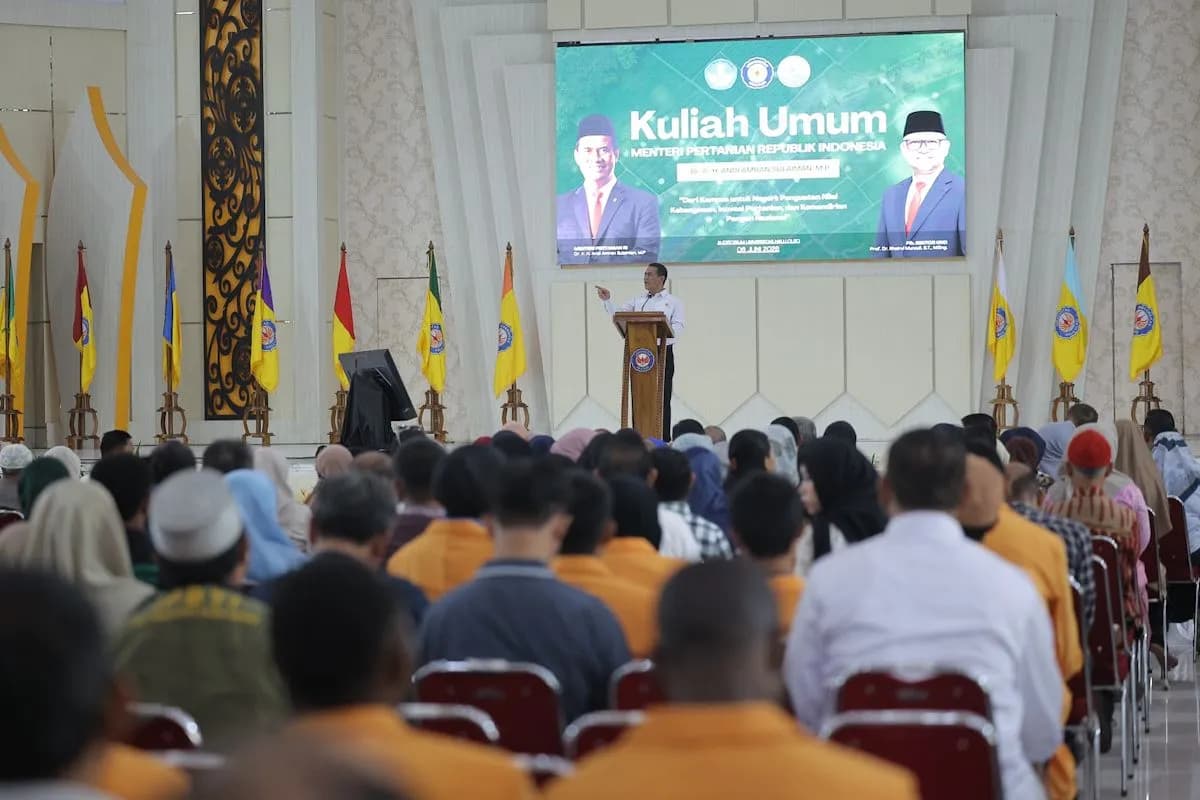 Mentan Amran Dorong Kampus Perkuat Hilirisasi Pertanian untuk Wujudkan Kemandirian Pangan Nasional