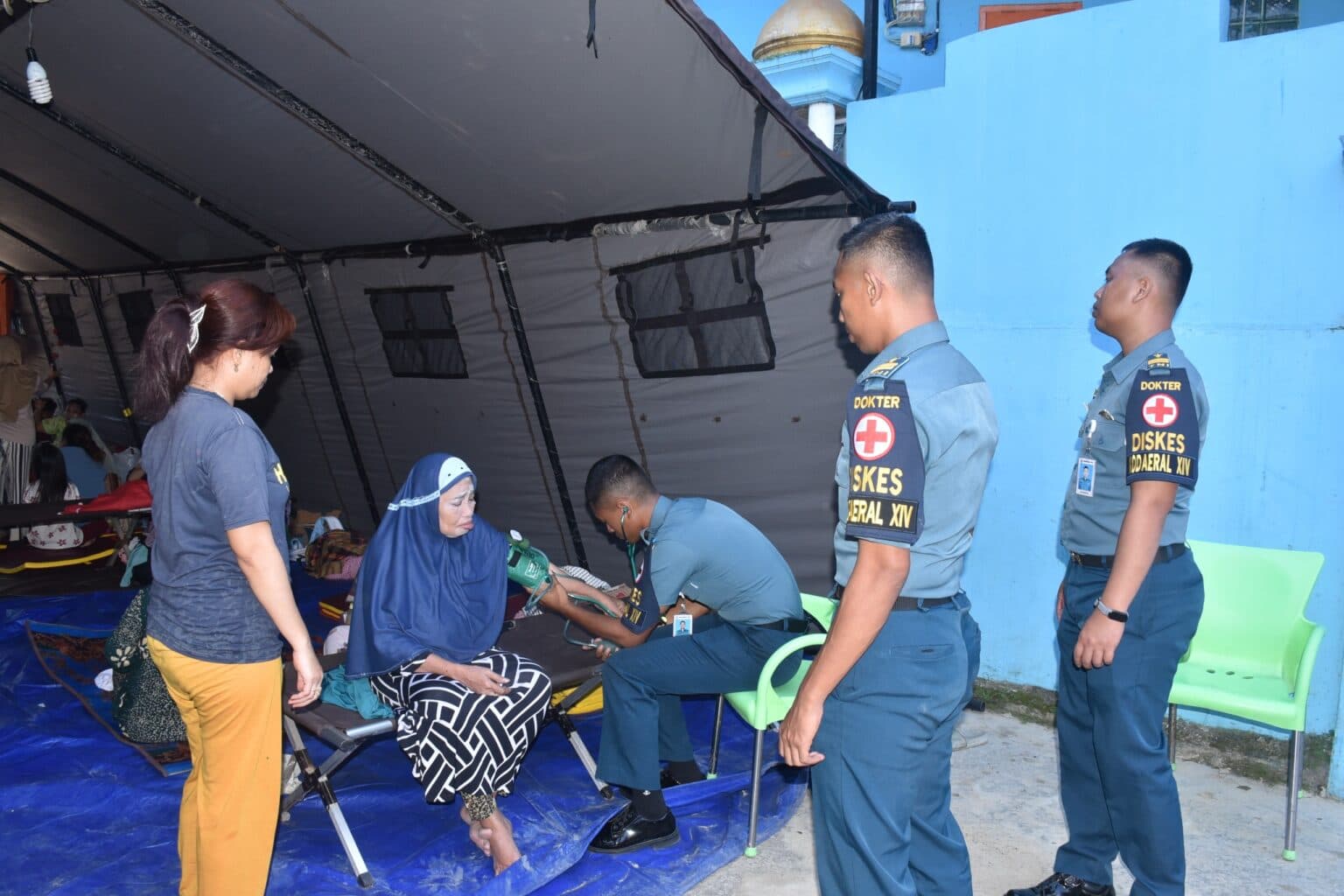 Kodaeral XIV Sorong Bergerak Cepat Bantu Korban Kebakaran, Dirikan Posko dan Layani Kesehatan Warga