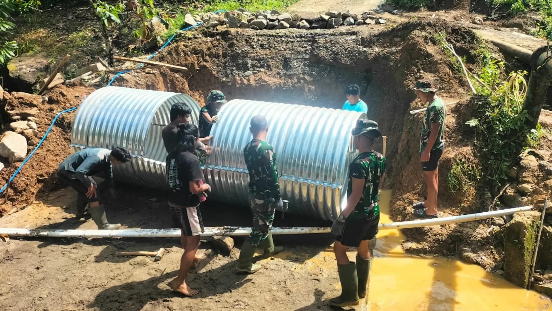 Pemasangan Panel Utama Rampung, Pembangunan Jembatan Garuda di Polewali Mandar Masuki Tahap Akhir