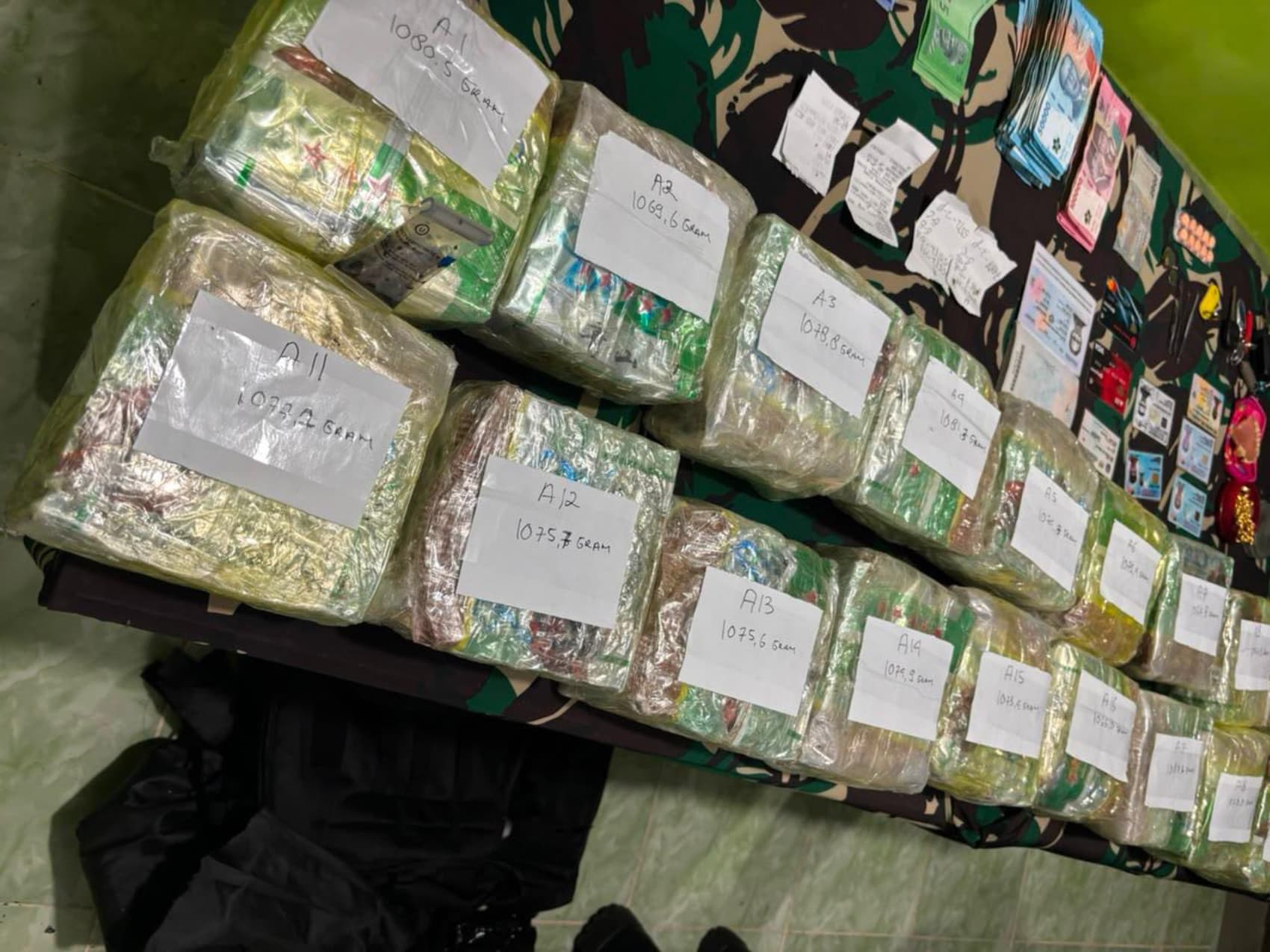 Bea Cukai dan TNI Gagalkan Penyelundupan 21,47 Kilogram Sabu di Perbatasan RI-Malaysia