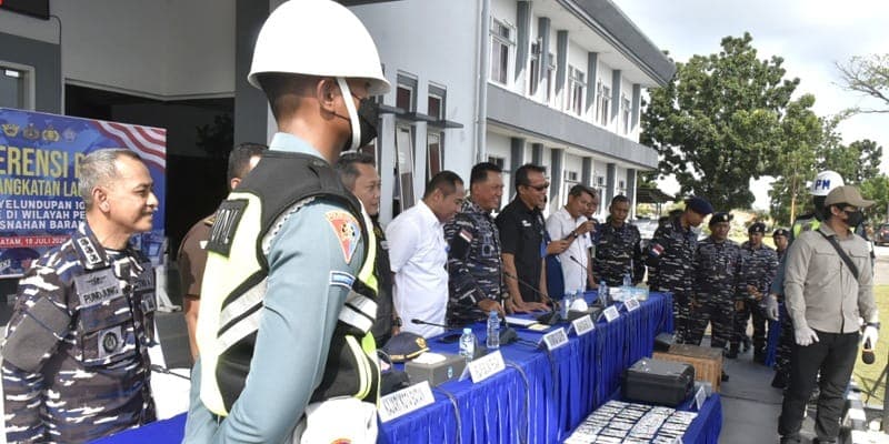 TNI AL Musnahkan 100 Cartridge Vape Diduga Mengandung Narkotika, Perkuat Pengawasan Jalur Laut